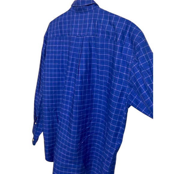 Nautica Window Pane Button Down Men's Shirt large - Picture 2 of 3